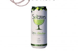 Greenhill Beverages Lime and Elderflower with Top Drops text