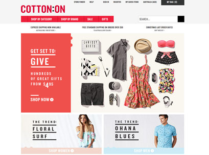 NEW SITE FOR COTTON ON - Apparel
