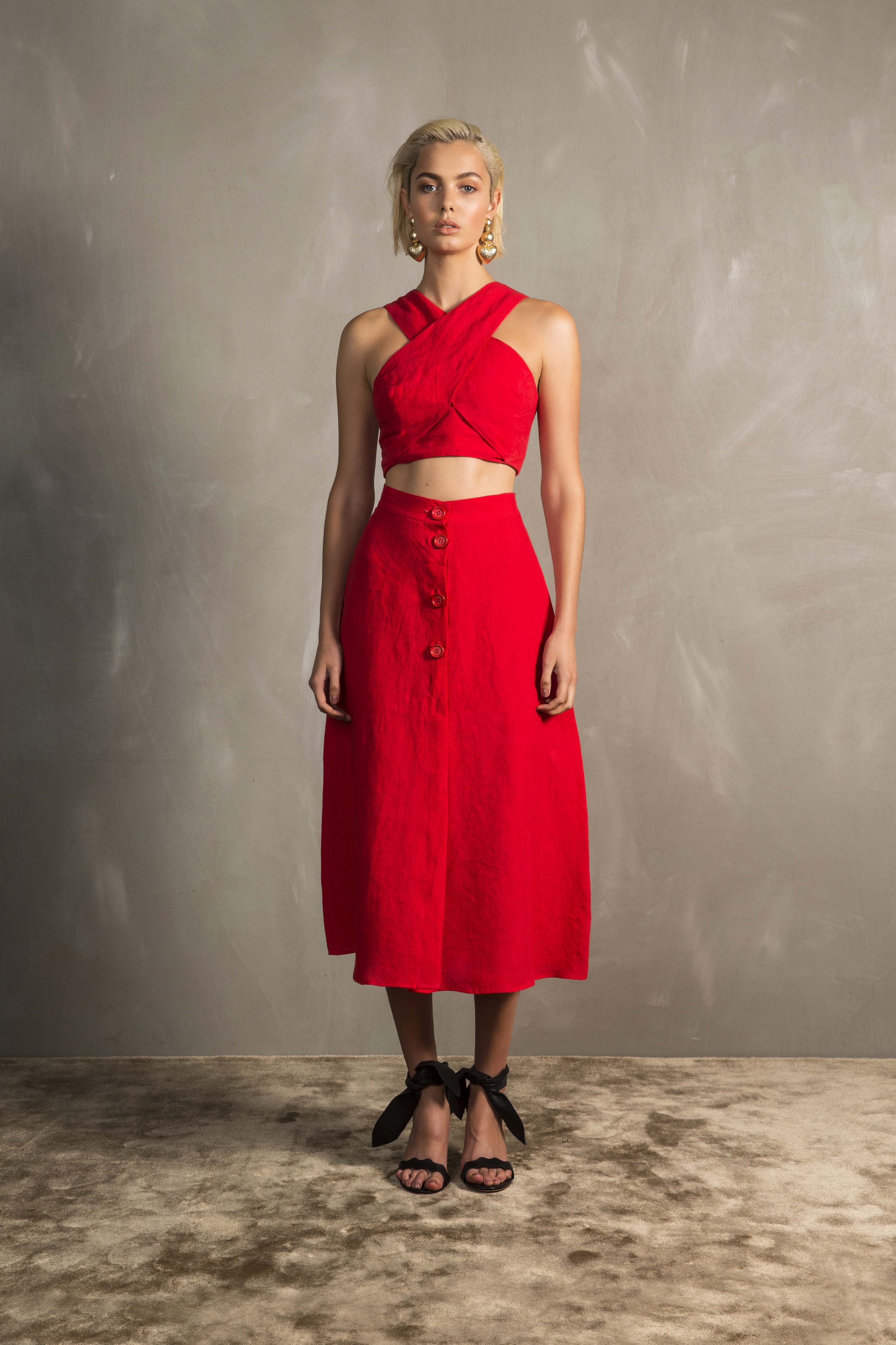 RUBY Amarena Crop Top & Amarena Skirt