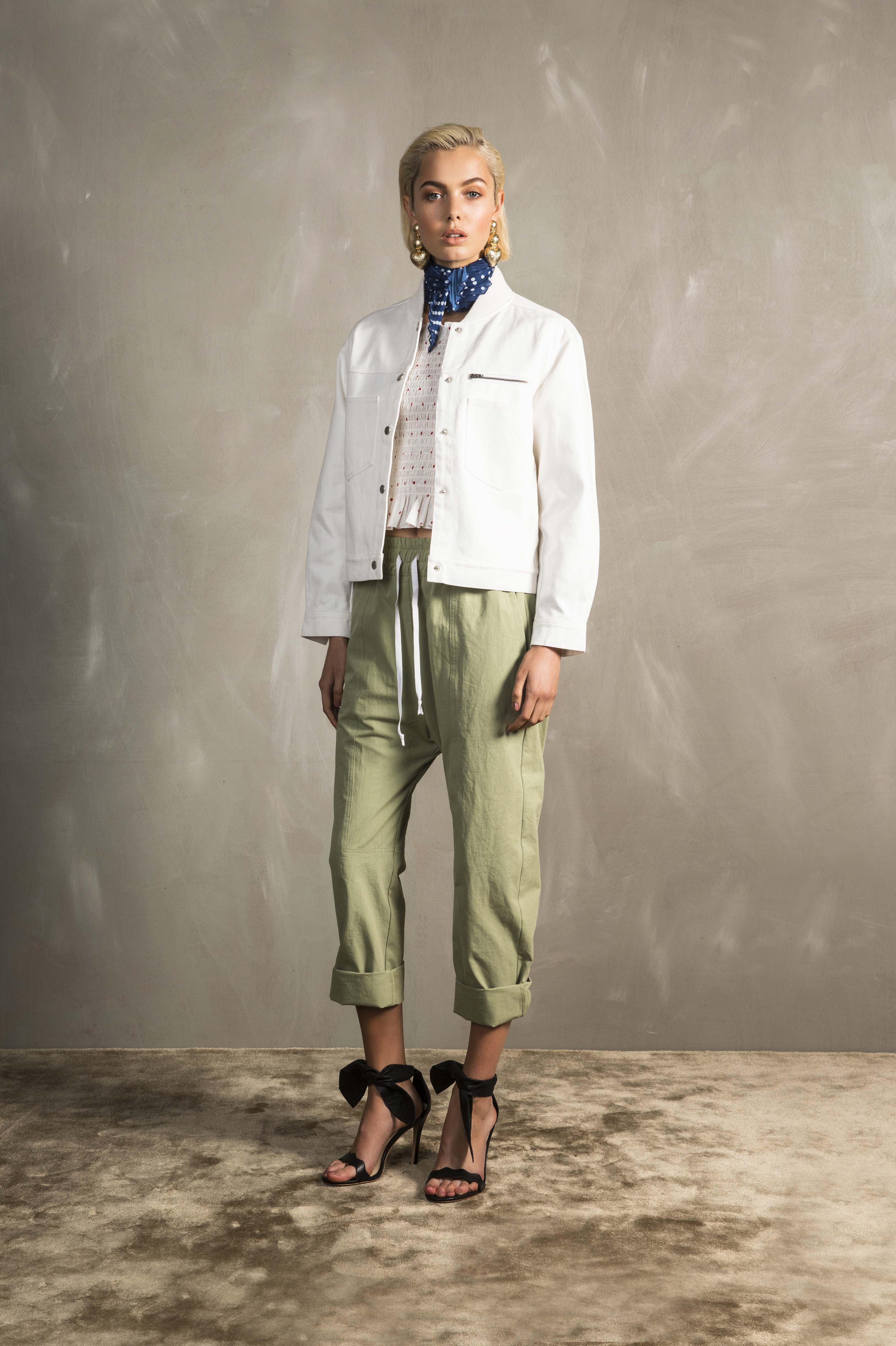 RUBY Frances Bomber, Bambi Shirred T-Shirt, Ragazzo Pant & Vita Scarf