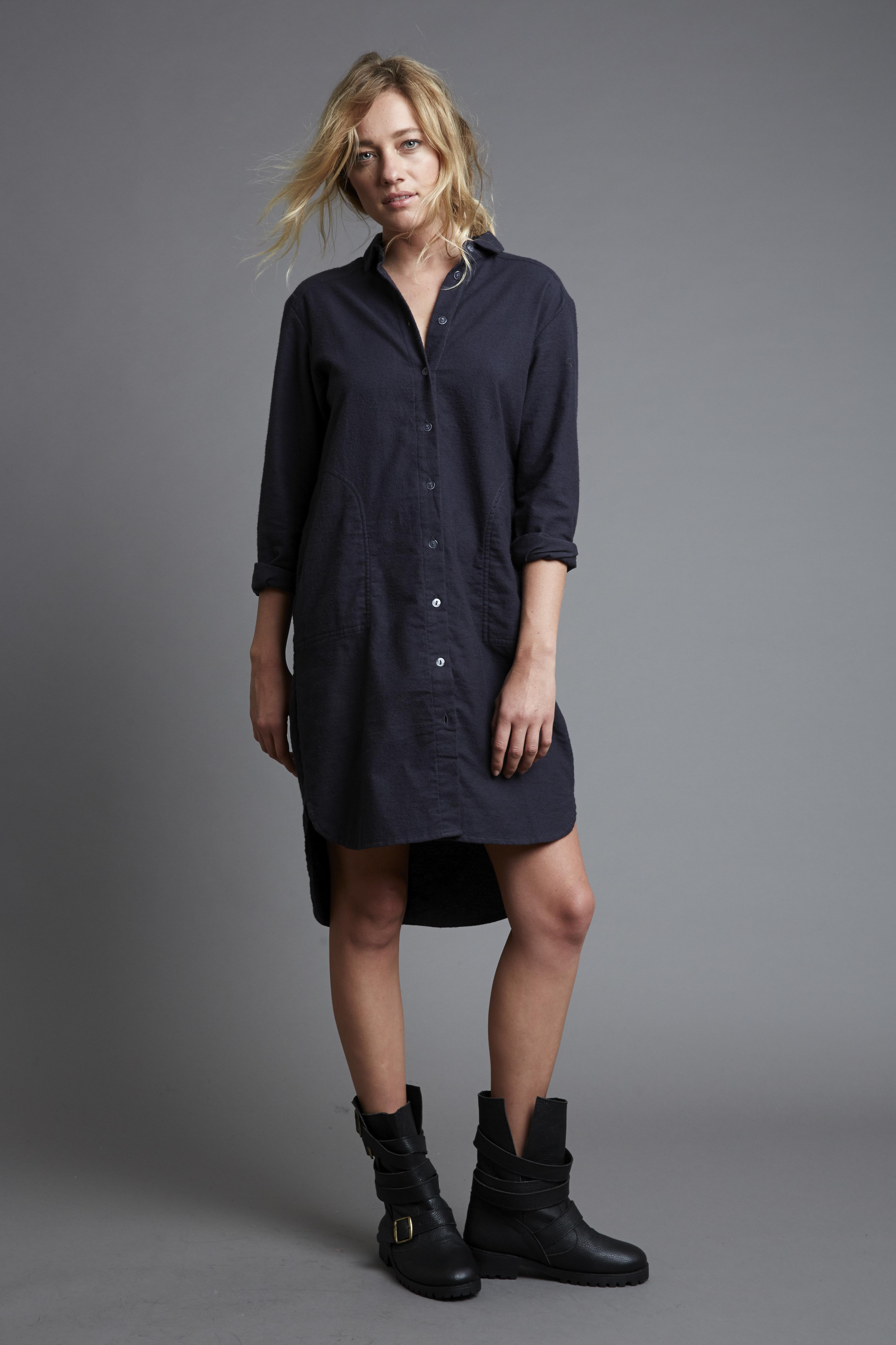 NaraShirtDress_GraphiteBlue_MotoBoots_WE-AR_AW17_RHYME-0911