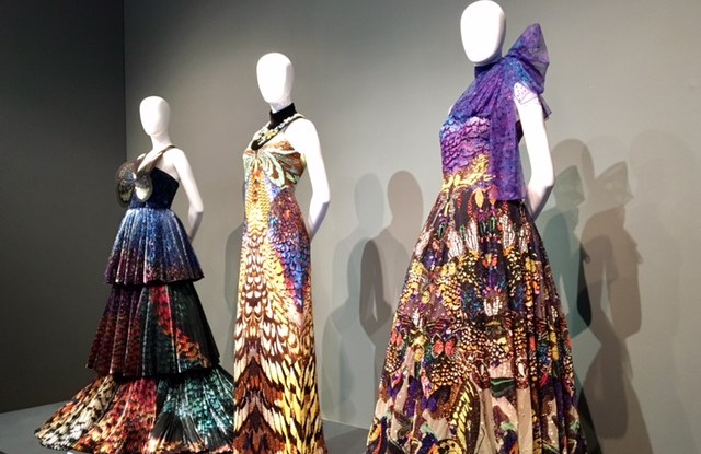 Mary Katrantzou’s Couture creations are currently on display at Waddesdon Manor.