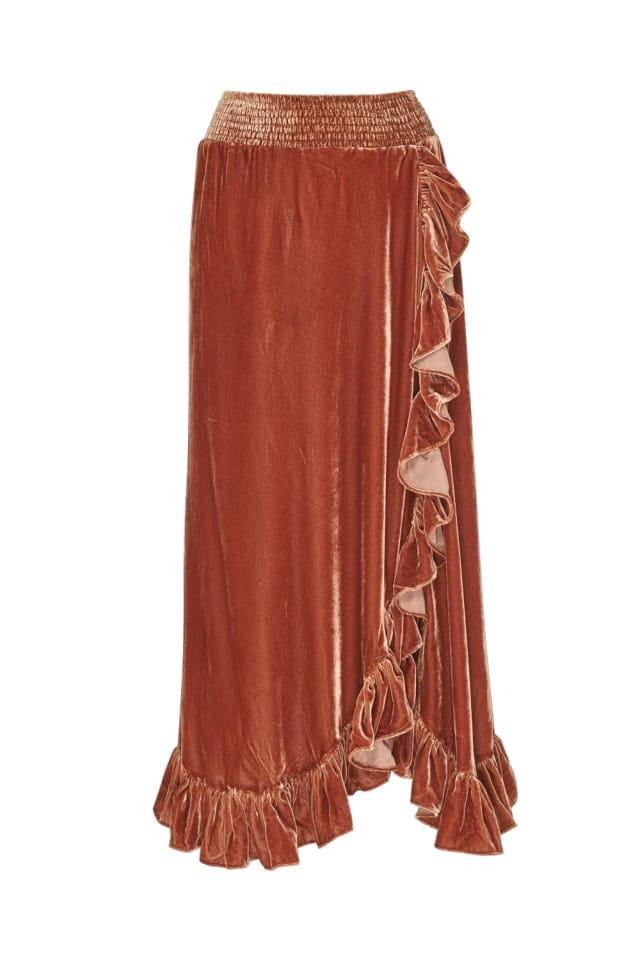 LS1652 Elena Skirt Gingerbread FR-1