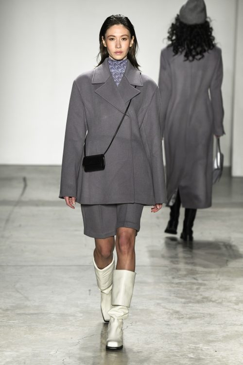 FromWhere fashion design showcased at NYFW grey