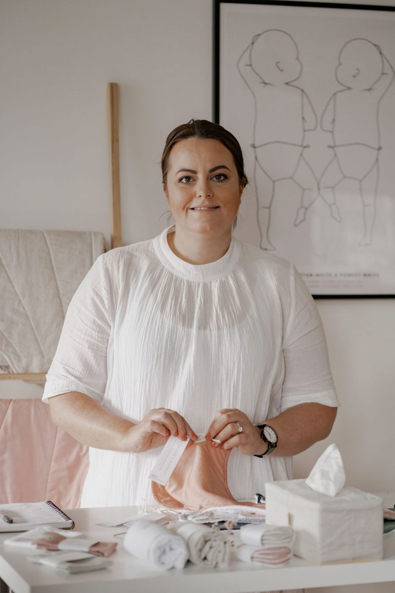 Boston and Forest owner Hannah Willis and her products