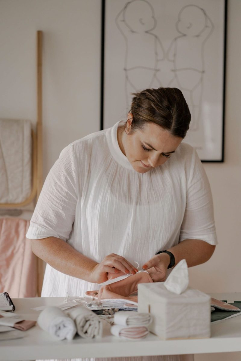 Boston and Forest owner Hannah Willis and her products