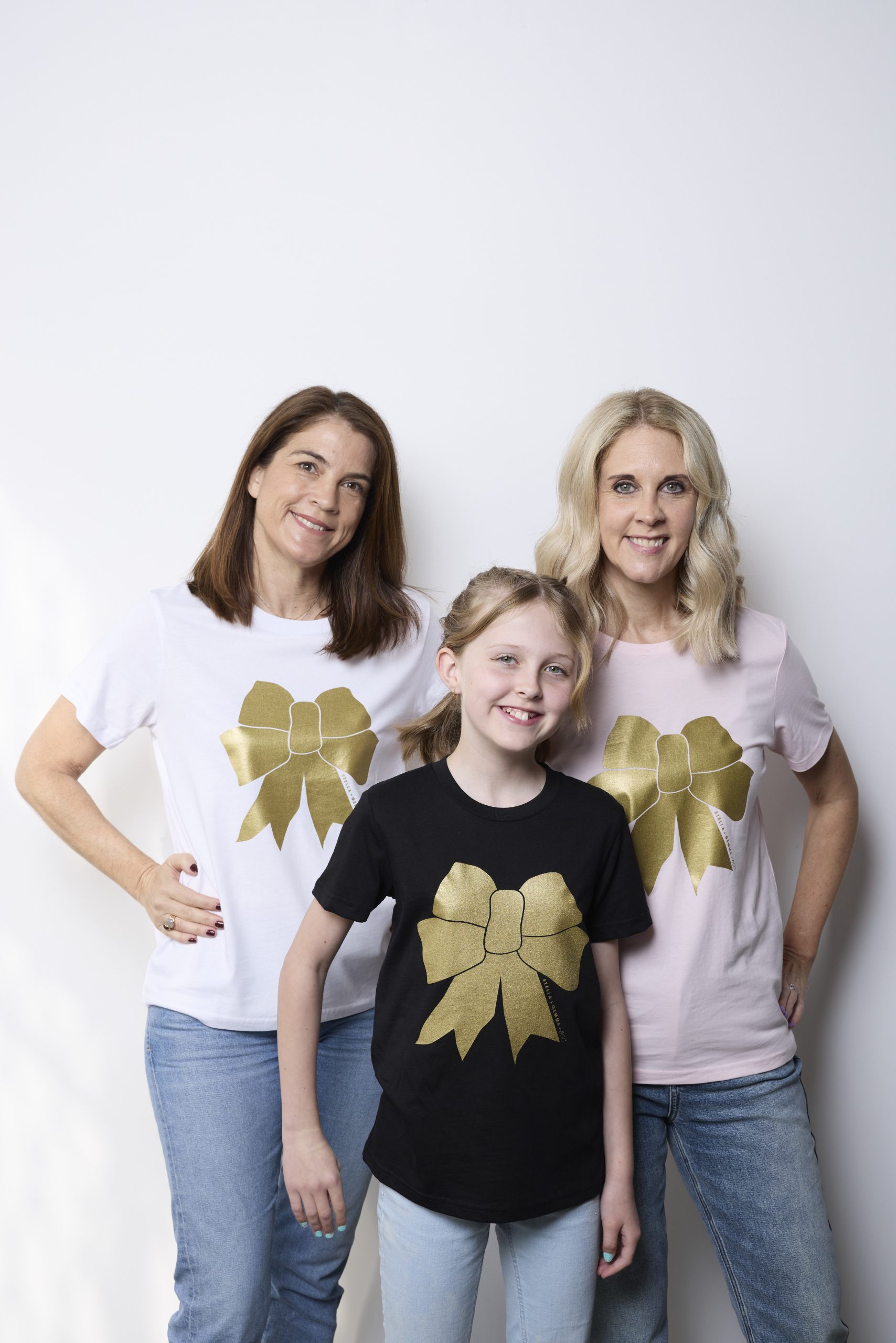 Georgia, Rosie & Eden wearing Stella + Gemma